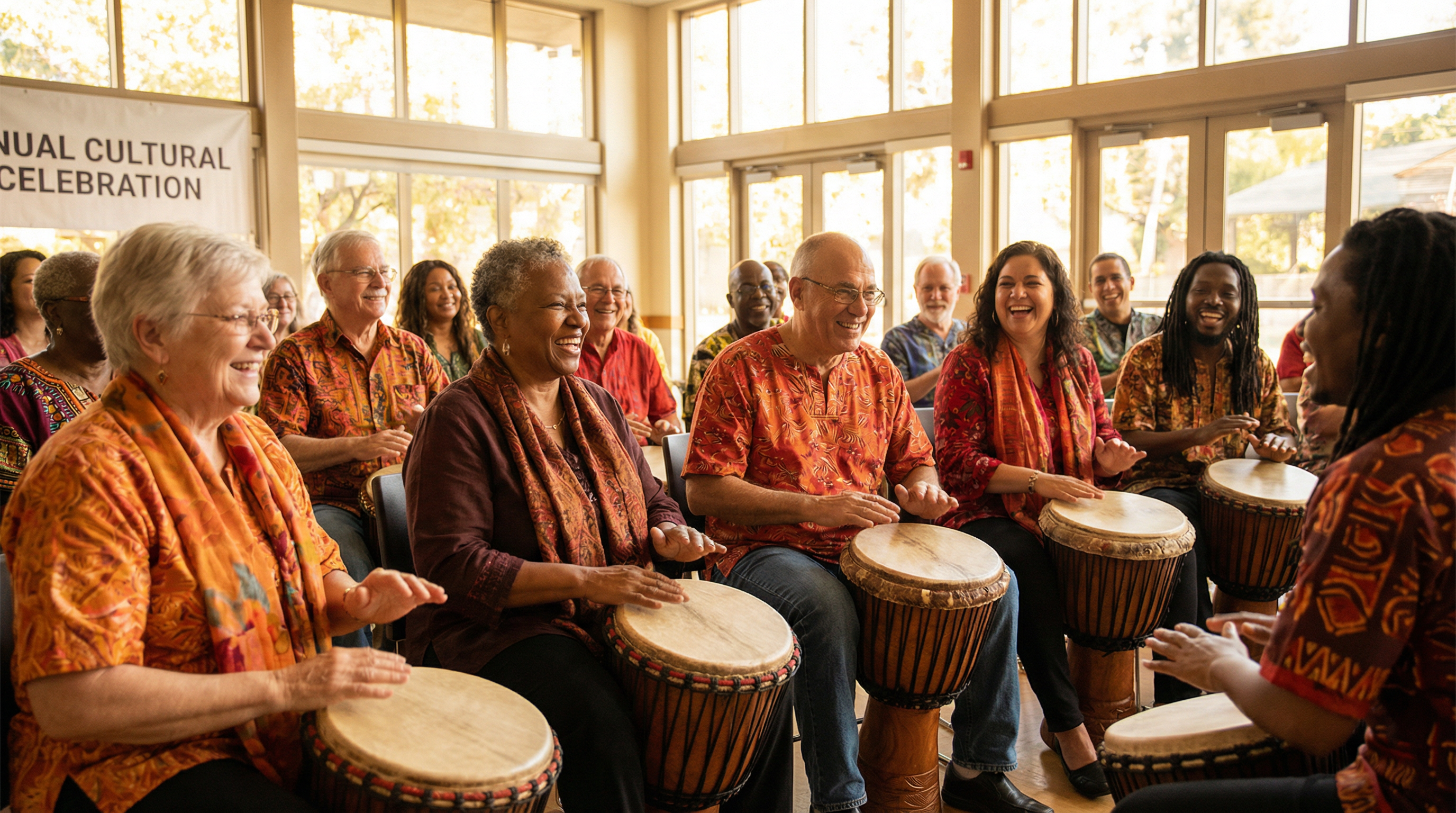 Drumming circle